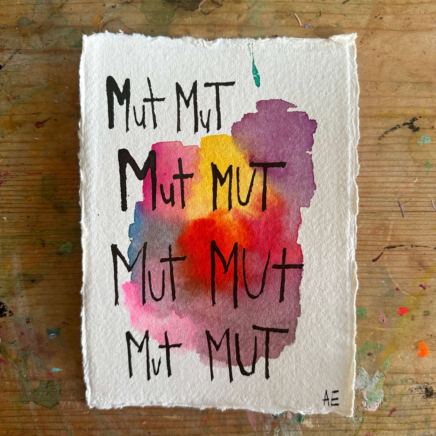 Mut-Paper #100 (A6 limited edition)